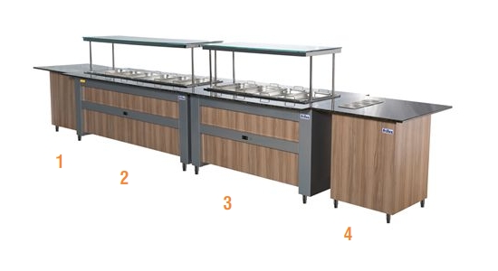BUFFET MODULADO | LINHA POP