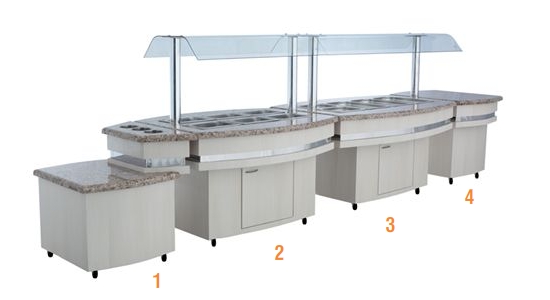 BUFFET MODULADO | LINHA LUXO